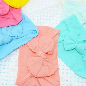 جودة عالية لينة ومريحة قوس نايلون لطيف اكسسوارات الشعر الأميرة الطفل ربطات الرأس لحديثي الولادة والأطفال الصغار - Product Image 4