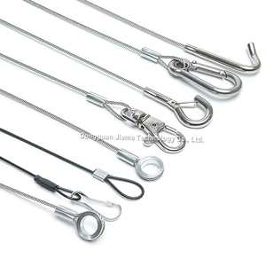 Dây Lắp ráp dây với kim loại dây Giày thiết bị đầu cuối dây thừng flemish mắt Splice thép mạ kẽm dây dây phụ kiện - Product Image 1