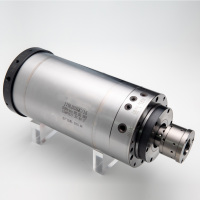 Broche de meulage huile-air BT40 36000 tr/min 150 mm, broche dynamique hydrostatique à entraînement par courroie, lubrifiée par huile-air, haute précision pour CNC
