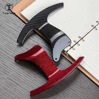 T-carbon remplacement type voiture intérieur volant changement de vitesse palette manette de vitesse pour maserati GT Auto accessoires