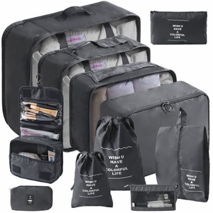 10-Mảnh Thiết Kế Cổ Điển Du Lịch Túi Tổ Chức Quần Áo Lưu Trữ Cho Vali Hành Lý Bao Gồm Đồ Lót Vớ Giày - Product Image 3