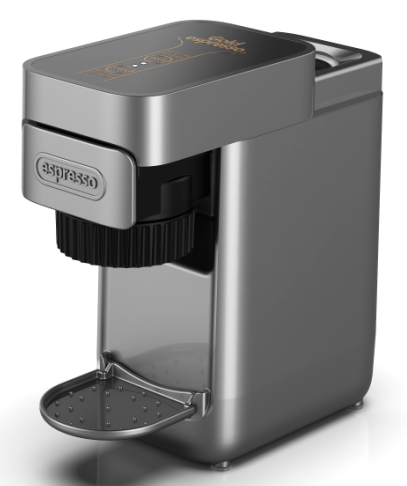 Portable Capsule Coffee Maker, Rechargeable & Cordless, Compatible with Nespresso Capsules, for Travel, Office and Home Use