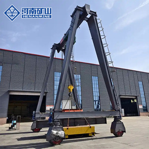 Grue à portique mobile personnalisée de 5 <span class=keywords><strong>tonnes</strong></span>, 10 <span class=keywords><strong>tonnes</strong></span>, 16 <span class=keywords><strong>tonnes</strong></span>, <span class=keywords><strong>20</strong></span> <span class=keywords><strong>tonnes</strong></span> avec pneus en caoutchouc et télécommande sans fil - Product Image 3