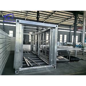 Maison en conteneur à structure en acier à 2 étages, maison préfabriquée modulaire à paroi en verre, démontable, maisons minuscules préfabriquées, maison portable - Product Image 4