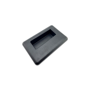 Embedded Plastic Concealed <b>Handle</b> Ap-191-1-A For <b>Door</b> Flat Design Nylon Black - Product Image 4