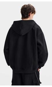 <span class=keywords><strong>Sweat</strong></span> à capuche <span class=keywords><strong>zippé</strong></span> Z Anime pour adolescents garçons 9-16 ans en polaire Sherpa décontracté noir printemps éco-responsable - Product Image 3