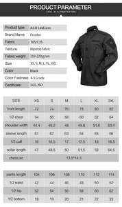 Uniforme de Combate de Fatiga Negro Estilo ACU Camuflaje - Product Image 2