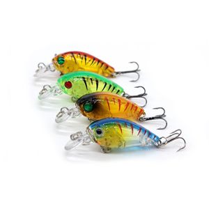 Esca Artificiale Mini Rock 'n' Roll Little Fat Minnow 4g 4.8cm con Ganci in Plastica per Pesca in Mare e Pesca alla Trota - Product Image 1