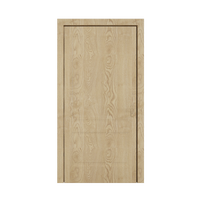 Porte moderne en bois massif chêne et noyer, certifiée ISO9001, sur mesure, insonorisée, à âme creuse, pour hôtels, cuisines et villas