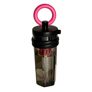 700ML grande capacité créative paille tasse Portable en plastique tasse d'eau thé séparation bouteille d'eau - Product Image 6