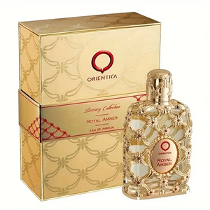 Orientica Hoàng Gia hổ phách Rouge Oud nghệ Tây Nam Nữ Eau de phun unisex trung tính Chai Thủy Tinh Rose Cologne lâu dài Mùi - Product Image 1