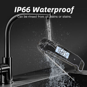 Термометр для еды, кухонные гаджеты, аксессуары для духовки, гриля, конфет, барбекю, подарки для него, папы, мужчин на день рождения, красный - Product Image 4