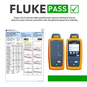 इनडोर आउटडोर कैटा8 ईथरनेट केबल हाई-स्पीड 26awg <span class=keywords><strong>lan</strong></span> नेटवर्क केबल rj45 40gbps 2000mhz कॉपर संचार केबल 1 मीटर 5 मीटर - Product Image 4