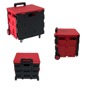 Bafuluo प्लास्टिक अनुकूलित foldable शॉपिंग कार्ट ट्राली गाड़ी foldable बगीचा गाड़ी तह डेरा डाले हुए के लिए foldable आउटडोर ट्राली - Product Image 4