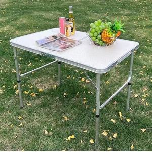 Su misura 90cm bianco all'aperto Picnic e Barbecue tavolo da campeggio pieghevole portatile regolabile, fabbrica diretta - Product Image 6