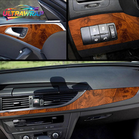 Nouveau film adhésif effet bois pour voiture, autocollants DIY résistants aux rayures et imperméables, films de modification, film vinyle grain de bois, accessoires auto