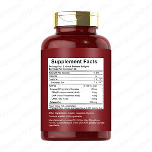 Cápsulas de Aceite de Krill de Aguas Profundas Personalizadas, Procesamiento OEM Directo de Fábrica, Suplemento de Extracto Animal, Refuerzo Inmunológico, 60 Unidades - Product Image 2