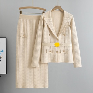 <span class=keywords><strong>Chaqueta</strong></span> <span class=keywords><strong>de</strong></span> traje transfronteriza Traje <span class=keywords><strong>de</strong></span> moda Primavera y otoño <span class=keywords><strong>de</strong></span> <span class=keywords><strong>mujer</strong></span> Conjunto <span class=keywords><strong>de</strong></span> dos piezas <span class=keywords><strong>de</strong></span> <span class=keywords><strong>falda</strong></span> <span class=keywords><strong>de</strong></span> cadera <span class=keywords><strong>de</strong></span> punto <span class=keywords><strong>de</strong></span> alta calidad - Product Image 3
