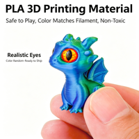 Mini dragon imprimé en 3D, jouet sensoriel anti-stress pour enfants, idéal pour l'ADHD, l'autisme, les cadeaux de Pâques et d'anniversaire