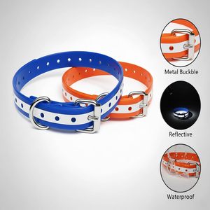 HRRVEE Sangle de collier pour chien 3/4 pouce réglable, durable, imperméable et réfléchissante pour récepteurs de colliers de dressage électroniques - Product Image 4
