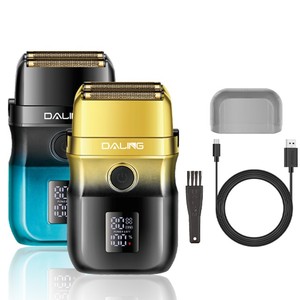 <span class=keywords><strong>Afeitadora</strong></span> profesional <span class=keywords><strong>DALING</strong></span> para hombres con recortadora de patillas Pantalla ultragrande Carga USB Motor de alta potencia - Product Image 1