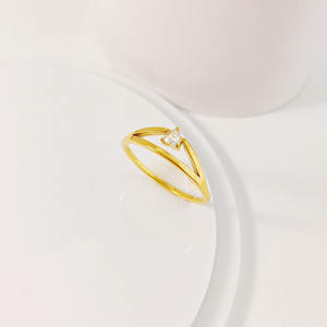 Anillo de sello minimalista clásico de venta directa, anillo de acero inoxidable chapado en oro de 18 quilates para mujer, anillos, diseños de joyería - Product Image 2