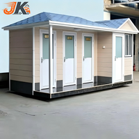 Toilettes publiques mobiles en acier durable et écologiques pour l'extérieur, idéales pour les écoles, les cuisines, les parcs et les zones touristiques