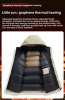Veste Softshell d'extérieur personnalisée en graphène, chaude, imperméable et coupe-vent, pour homme et femme, idéale pour le sport et le quotidien en hiver