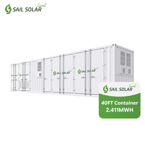 Système de stockage d'énergie en conteneur solaire au lithium de 40 pieds, 2 MWh, 1 MW, adapté pour une utilisation industrielle - Product Image 3