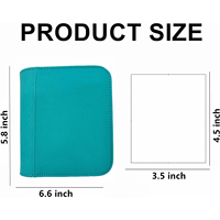 Porte-cartes en cuir PU avec logo embossé personnalisé, une poche, compatible avec Toploader, album de collection de cartes à collectionner coloré
