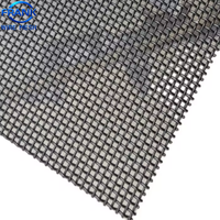Moustiquaire en acier inoxydable noir, maille 12x12, écran anti-insectes, moustiquaire de fenêtre en aluminium, écran en fil métallique