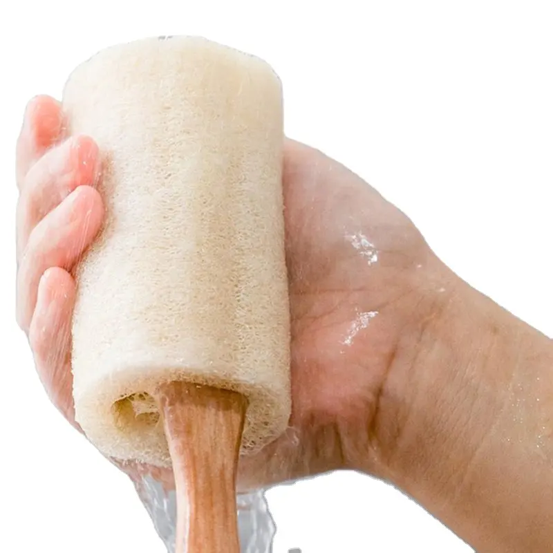 Lufa Loofa Luffa Zellstoff biologisch abbaubarer Badeschwamm Körperpeeling-Schrubber Dusche vollständige natürliche Loofah