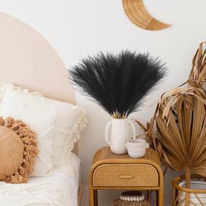 55cm 10 Uds esponjoso Pampas hierba caña Boho <span class=keywords><strong>flores</strong></span> decorativas plantas caña simulacro boda fiesta hogar Decoración escaparate flor Artificial - Product Image 2