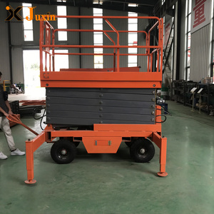 Gunting listrik hidrolik, <span class=keywords><strong>Platform</strong></span> pengangkat gunting seluler 6m 8m 10m untuk pekerjaan udara - Product Image 3