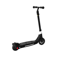 Trottinette électrique pour enfants, moteur central, longue portée, roues en caoutchouc de 6 pouces, avec limiteur de vitesse réglable, frein à disque hydraulique, sécurité