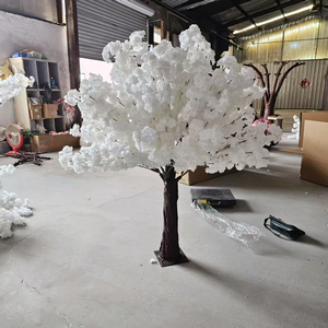 5ft Cao Hoa Cưới Trung Tâm Bàn Tối Thân Cây Hoa Anh Đào Trắng Cây Cho Tổ Chức Sự Kiện Đảng Trang Trí - Product Image 2