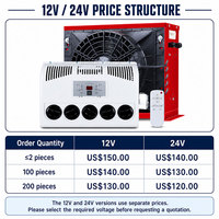 Factory Direct Mini système de climatisation split 12 volts pour voitures tracteurs remorques et camping-cars pour semi-camions