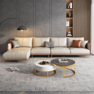 Bộ ghế <span class=keywords><strong>sofa</strong></span> da thật Ý cao cấp, nội thất phòng khách, kiểu chữ <span class=keywords><strong>L</strong></span>, hiện đại, 3 chỗ ngồi - Product Image 4