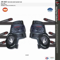 SK-652 Equipo a prueba de golpes para motociclismo, rodilleras profesionales con deslizador para carreras de carretera y motocross, funda de PP y almohadilla gruesa de EVA