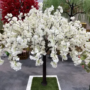 IFG Albero Artificiale <span class=keywords><strong>da</strong></span> <span class=keywords><strong>Interno</strong></span> di Alta Qualità, Altezza 1m/1.25m, Albero di Ciliegio in Fiore <span class=keywords><strong>da</strong></span> Tavolo - Product Image 1