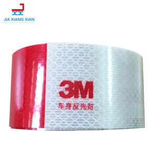 Reflective High Visibility Yellow/Red Warning Tape Trailer <strong>Bus</strong> Rear Reflector <strong>Sticker</strong> - Product Image 2