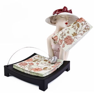 مناديل ورقية متوفرة في المخزون مناديل مائلة مطبوعة لتزيين حفلات الزفاف ومناديل المائدة - Product Image 6
