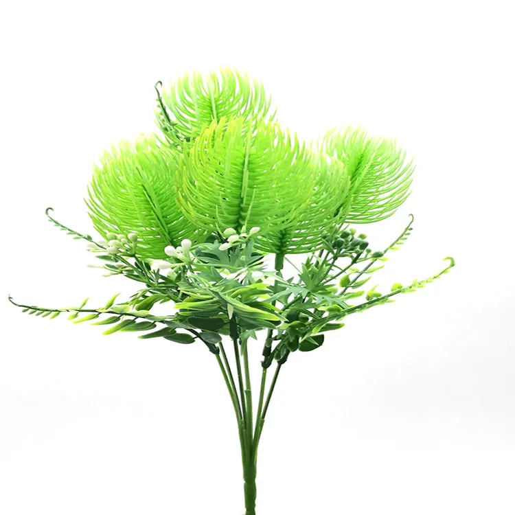Agulhas de pinha cone da pinha da chegada, simulação de flor de árvore de natal simulação planta material de parede