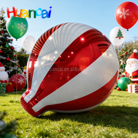 Boule miroir gonflable réfléchissante en PVC, grande boule disco, pompe à air électrique, 4-6 pieds, pour fête, événement, affichage publicitaire