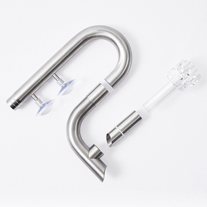 أنبوب زنبق حوض السمك مع مقشدة السطح Iow تدفق الفولاذ المقاوم للصدأ للأسماك - Product Image 4