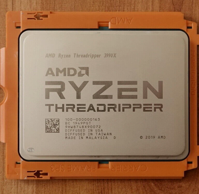For AMD Ryzen Threadripper 3990X 2.9GHz 64 Core 128 Thread DDR4 280W CPU Processor