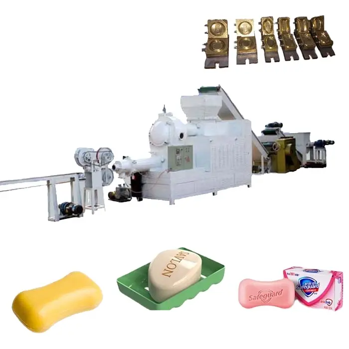 Full Automatic Bath Soap Noodle Press Soap Flaker Machine