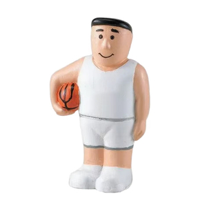 Jouets <span class=keywords><strong>anti</strong></span>-<span class=keywords><strong>stress</strong></span> en mousse PU de haute qualité en forme de joueur de basket-ball et de football, à montée lente, pour la décompression, <span class=keywords><strong>cadeau</strong></span> promotionnel pour enfants - Product Image 1