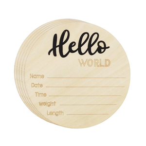 Ciao segno di annuncio di nascita del mondo per il neonato, segno di statistiche di nascita, ciao <span class=keywords><strong>nome</strong></span> del mondo del bambino <span class=keywords><strong>in</strong></span> <span class=keywords><strong>legno</strong></span> segno di parete <span class=keywords><strong>con</strong></span> inciso - Product Image 2