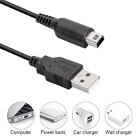 Cable de Carga USB de 1.2M para Nintendo New 3DS XL, DSi, 2DS, DS Lite, DSL, NDSL, Cable de Transferencia de Datos y Carga USB